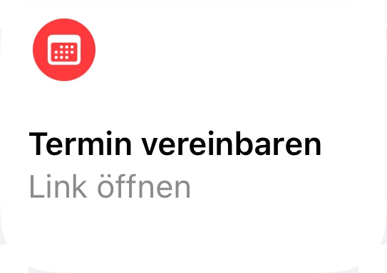 Termin vereinbaren
