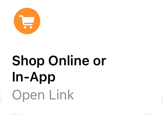 Shop Online or In-App